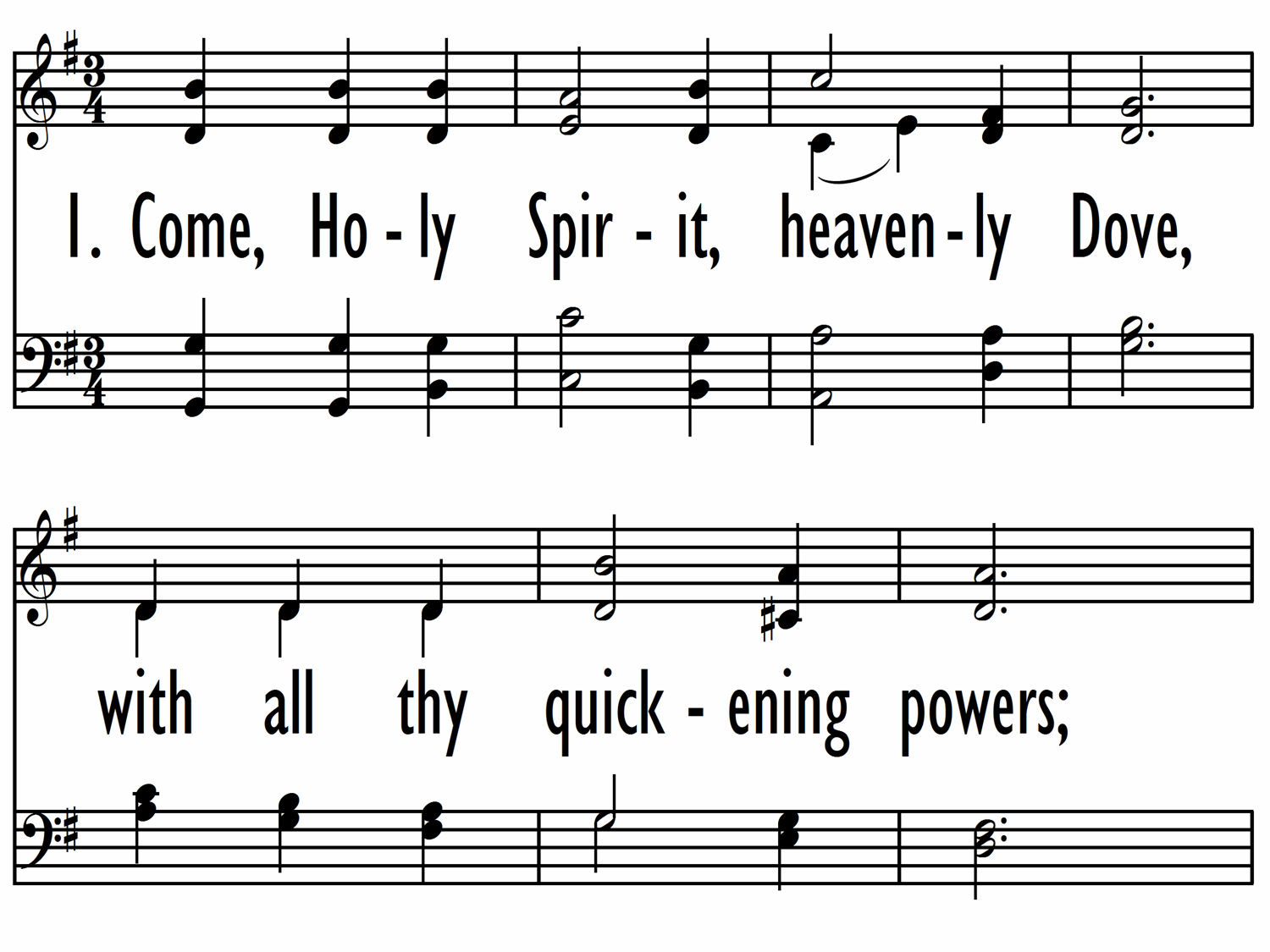 The United Methodist Hymnal 445. Happy The Home When God Is There ...